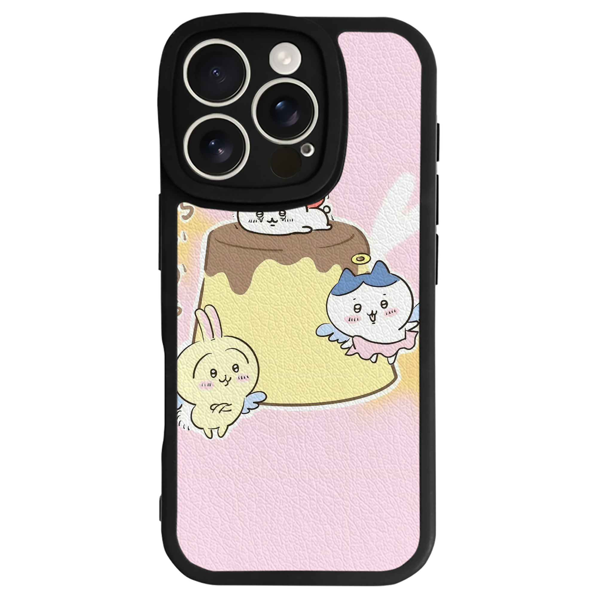 （画像用） ちいかわ Chii-kawa 【iPhone 16シリーズ対応】シリコンスマホケース（レザー調） 材質：シリコン